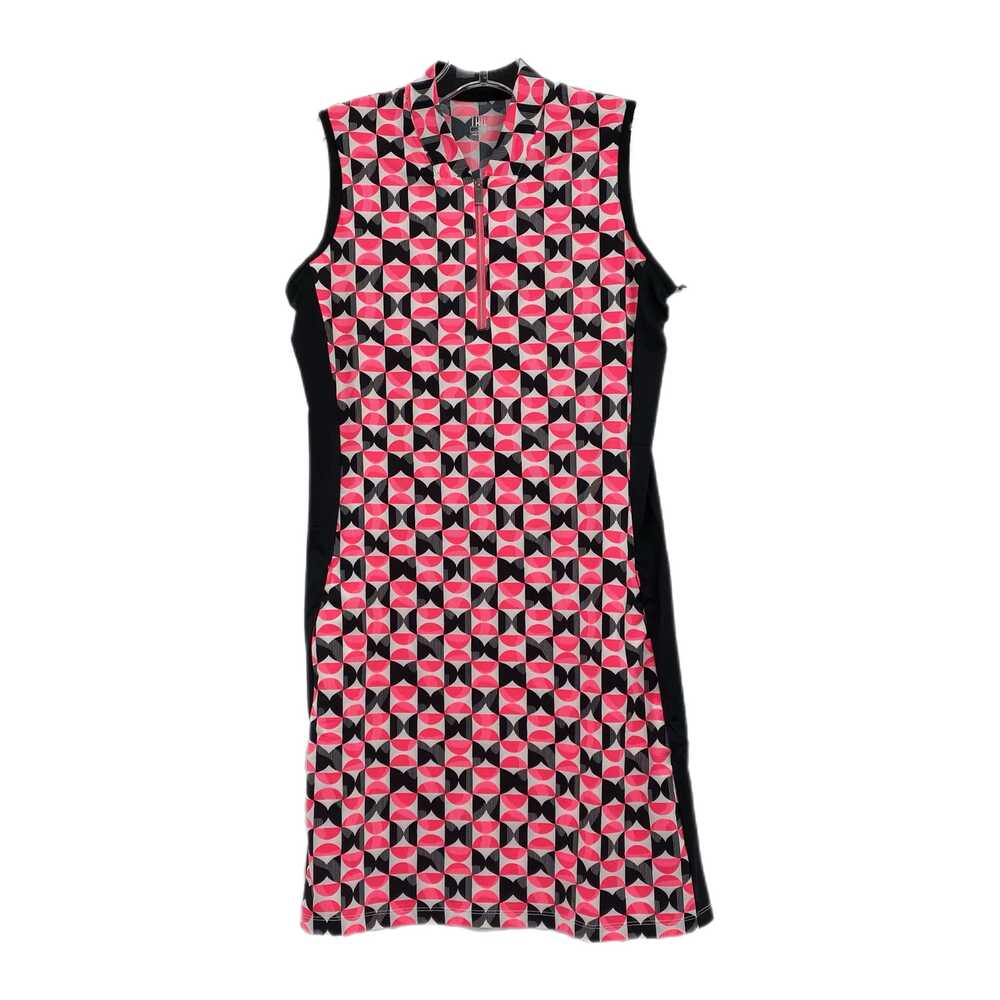 Tail Pink Black Printed Dayanara Golf Mini Dress